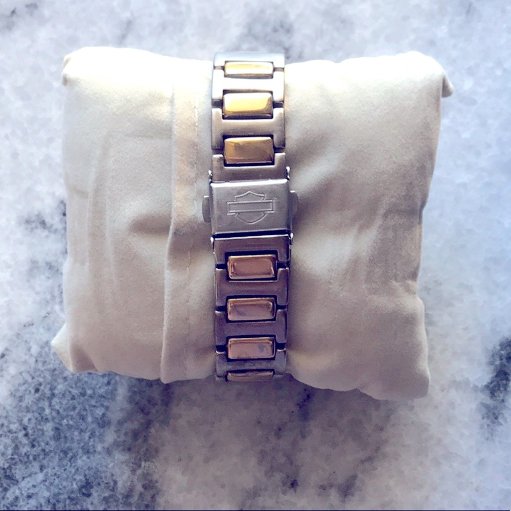 💛HARLEY-DAVIDISON, Two-Tone Watch
